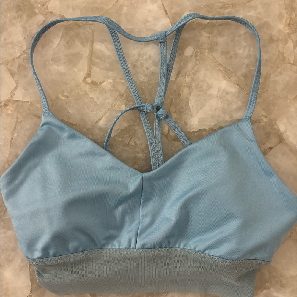 ALO Yoga Sky Blue Strappy Bralette